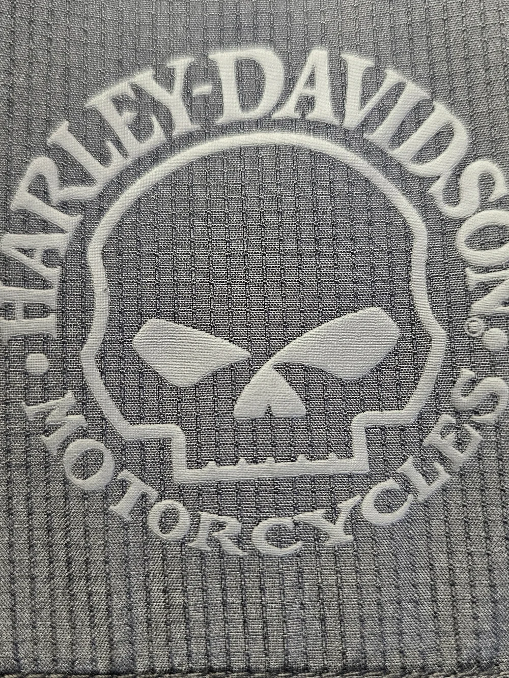 Harley Davidson Performance Shirt Mens Medium Black Button Up Short Sleeve Logo - Picture 4 of 6